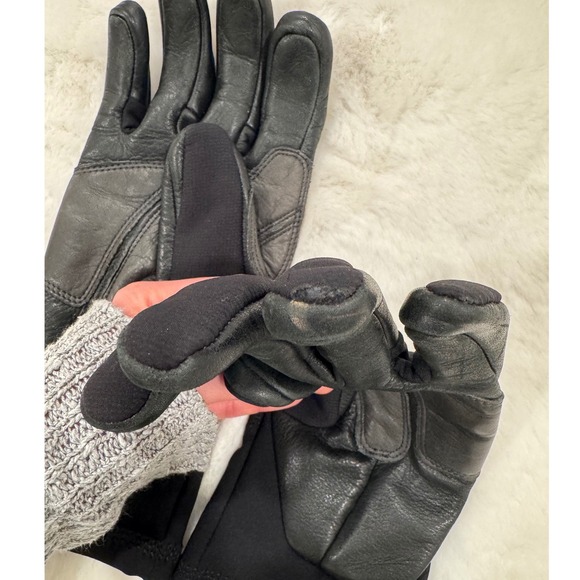Arcteryx Gloves Black Goat Leather Palm Windproof Large Mens - Picture 4 of 6